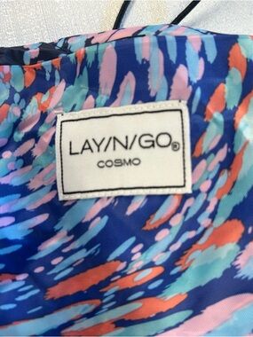 Lay-n-Go Cosmo 20" Washable Cosmetic Makeup Bag Pouch Travel-Friendly